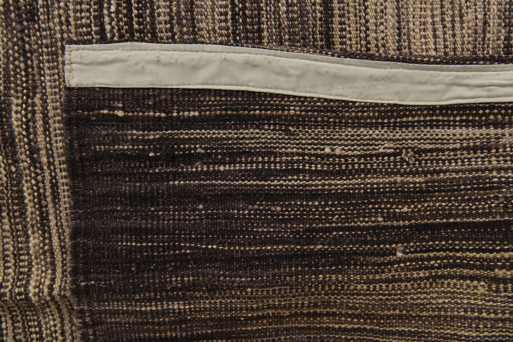 8' x 9' 7 Hand Woven Kilim Modern Wool Rug