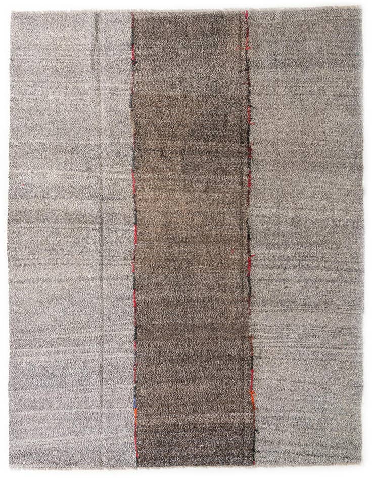 Detail image of 9' 4 x 12' Hand Woven Kilim Modern Wool Rug