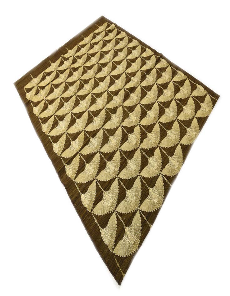 Detail image of 6' 7 x 8' 6  Hand Woven Kilim Modern Wool Rug