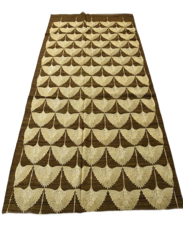 Detail image of 6' 7 x 8' 6  Hand Woven Kilim Modern Wool Rug