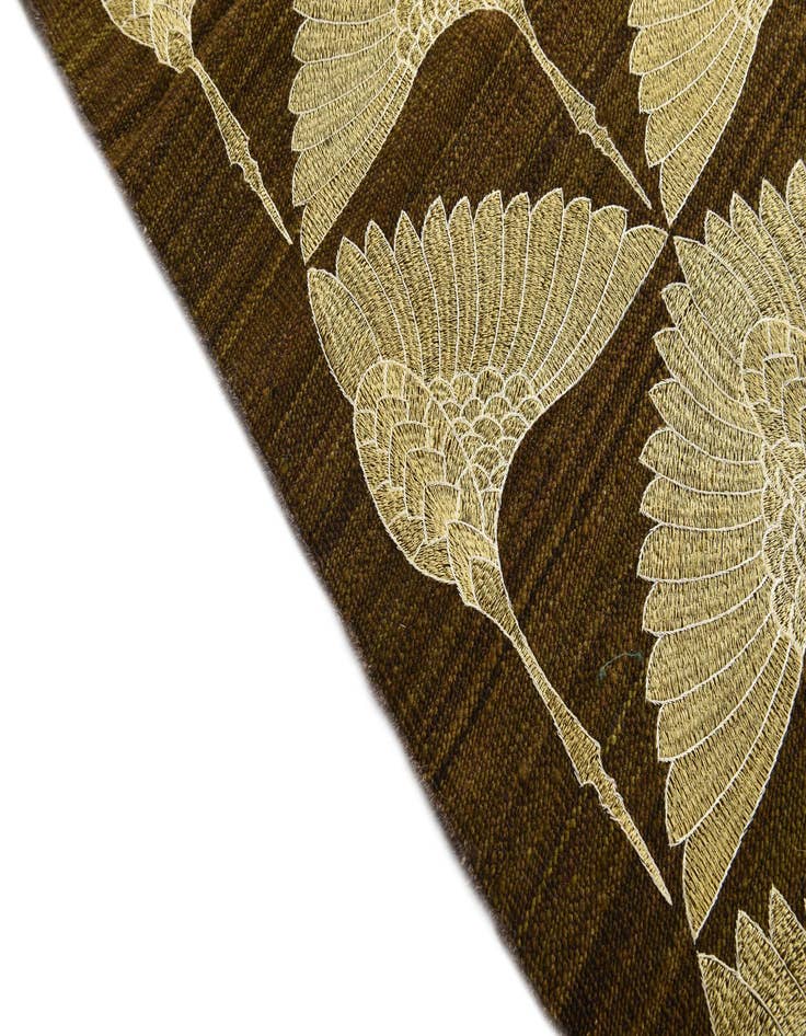 Detail image of 6' 7 x 8' 6  Hand Woven Kilim Modern Wool Rug