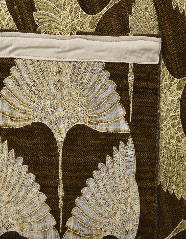 Detail image of 6' 7 x 8' 6  Hand Woven Kilim Modern Wool Rug