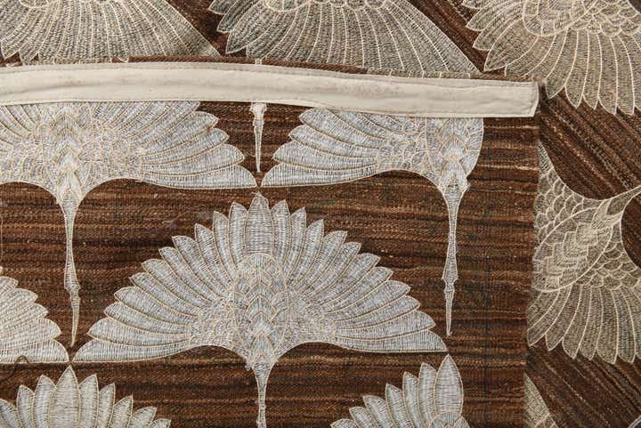 8' x 11' Hand Woven Kilim Modern Wool Rug