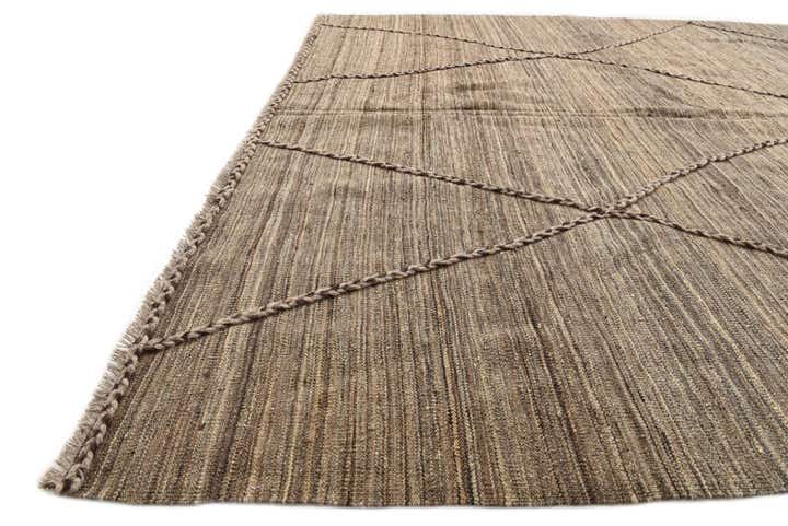 7' x 10' Hand Woven Kilim Modern Wool Rug