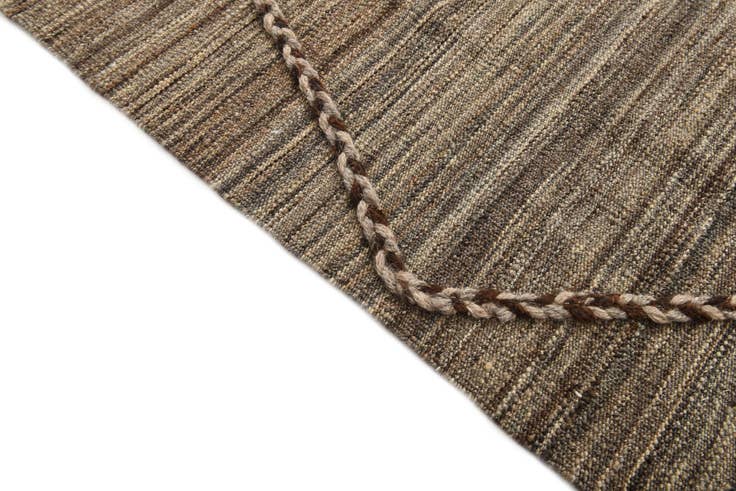 Detail image of 7' x 10' Hand Woven Kilim Modern Wool Rug
