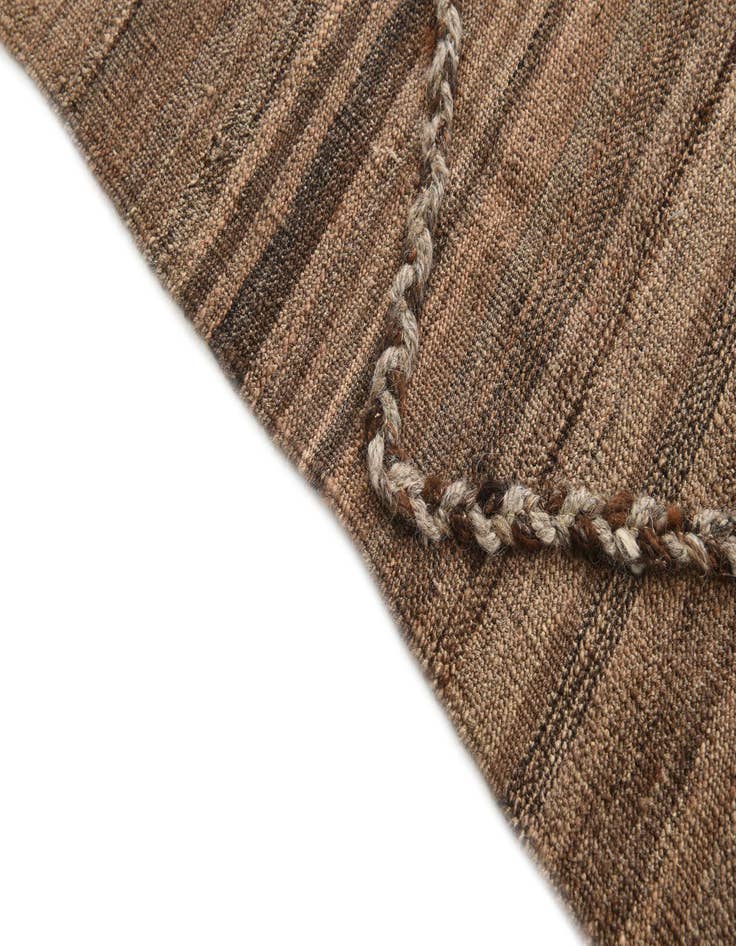 Detail image of 4' 3 x 5' 11  Hand Woven Kilim Modern Wool Rug