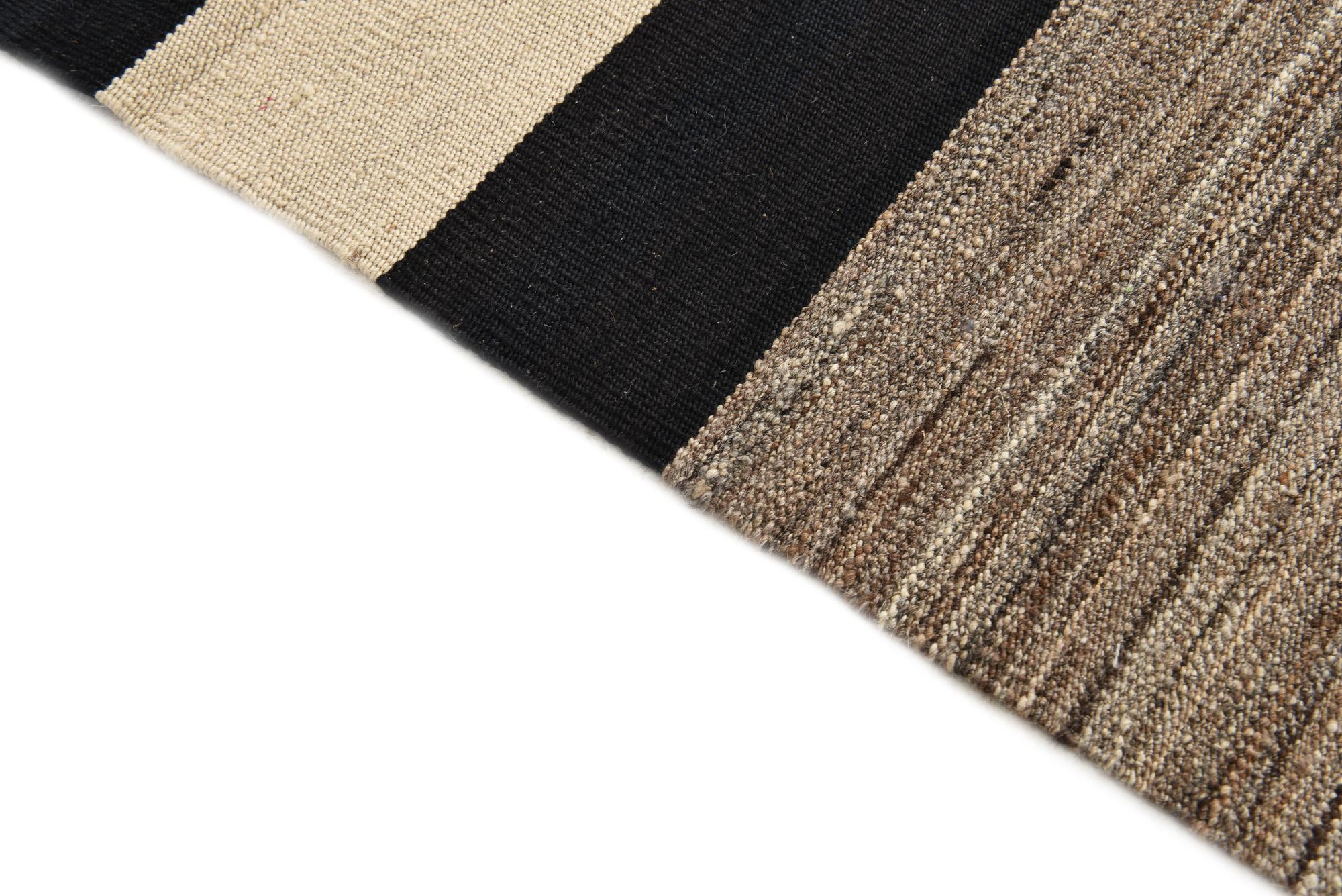 6' 8 x 9' 8 Hand Woven Kilim Modern Wool Rug