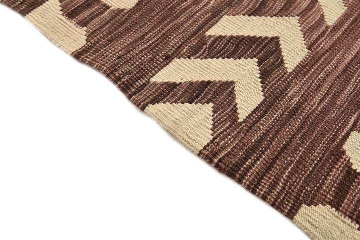 5' 9 x 7' 4 Hand Woven Kilim Modern Wool Rug