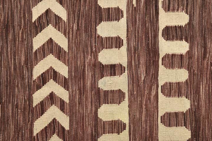 5' 9 x 7' 4 Hand Woven Kilim Modern Wool Rug