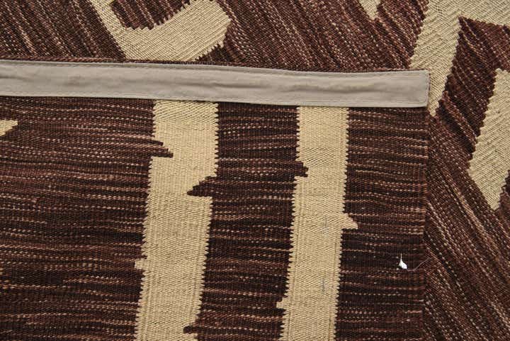 5' 9 x 7' 4 Hand Woven Kilim Modern Wool Rug