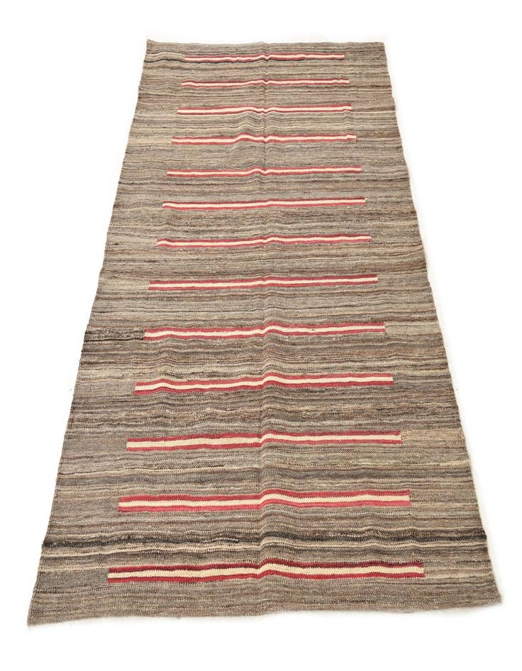 Detail image of 4' 2 x 5' 10  Hand Woven Kilim Modern Wool Rug