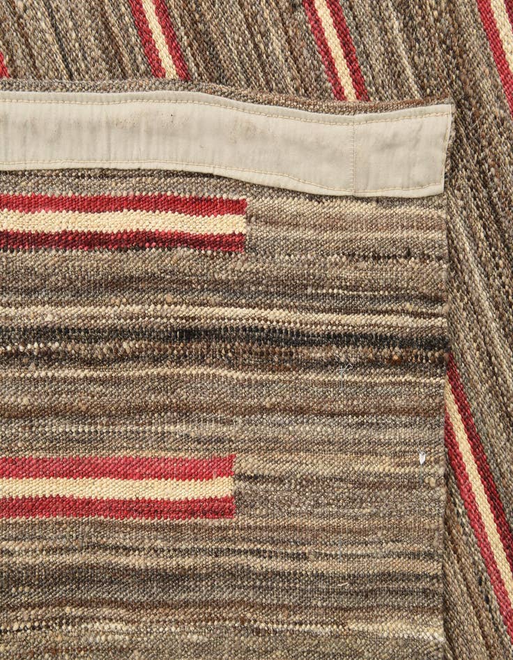 Detail image of 4' 2 x 5' 10  Hand Woven Kilim Modern Wool Rug