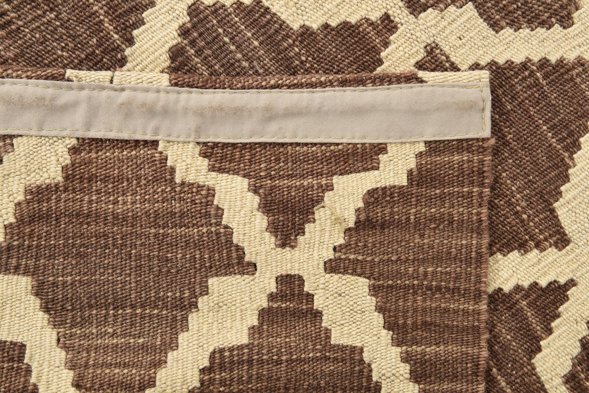 4' 2 x 6' 1 Hand Woven Kilim Modern Wool Rug