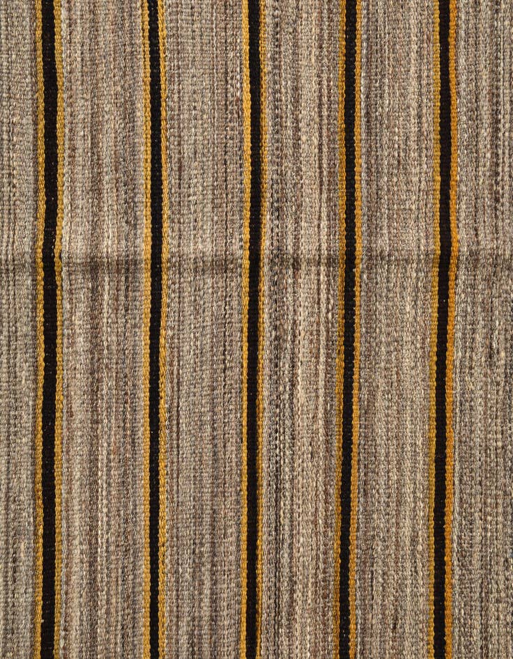 Detail image of 4' 2 x 5' 10  Hand Woven Kilim Modern Wool Rug