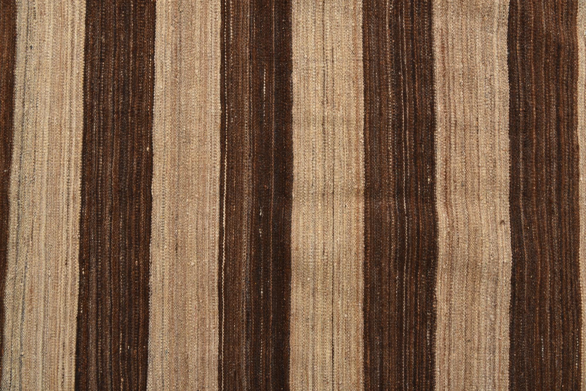 6' 9 x 11' 11 Hand Woven Kilim Modern Wool Rug