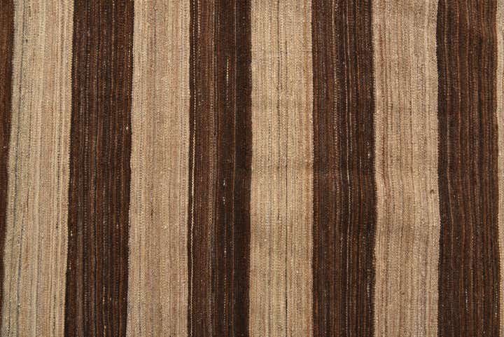6' 9 x 11' 11 Hand Woven Kilim Modern Wool Rug