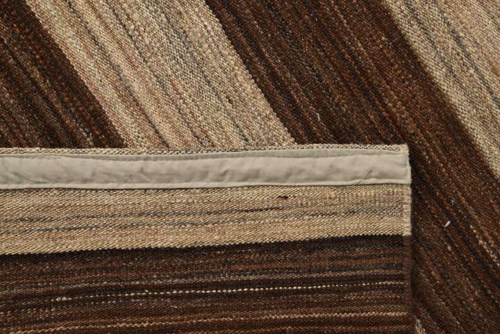 6' 9 x 11' 11 Hand Woven Kilim Modern Wool Rug