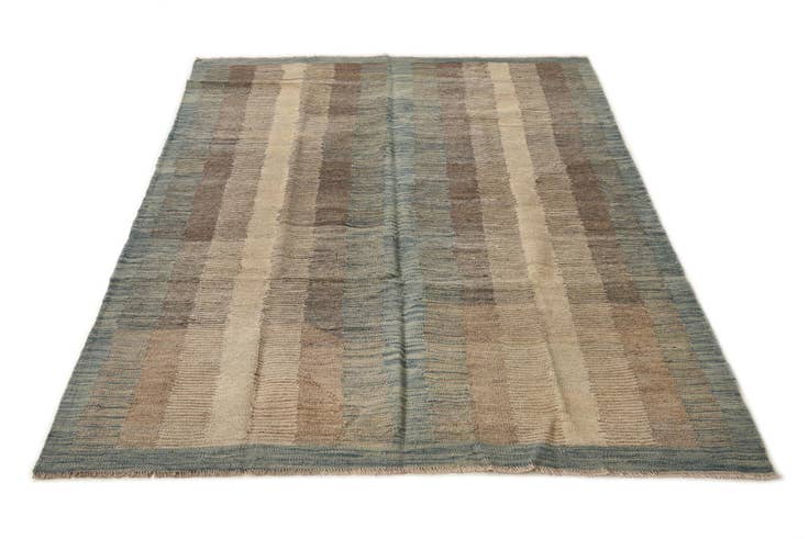 Detail image of 150cm x 205cm Hand Woven Kilim Modern Wool Rug