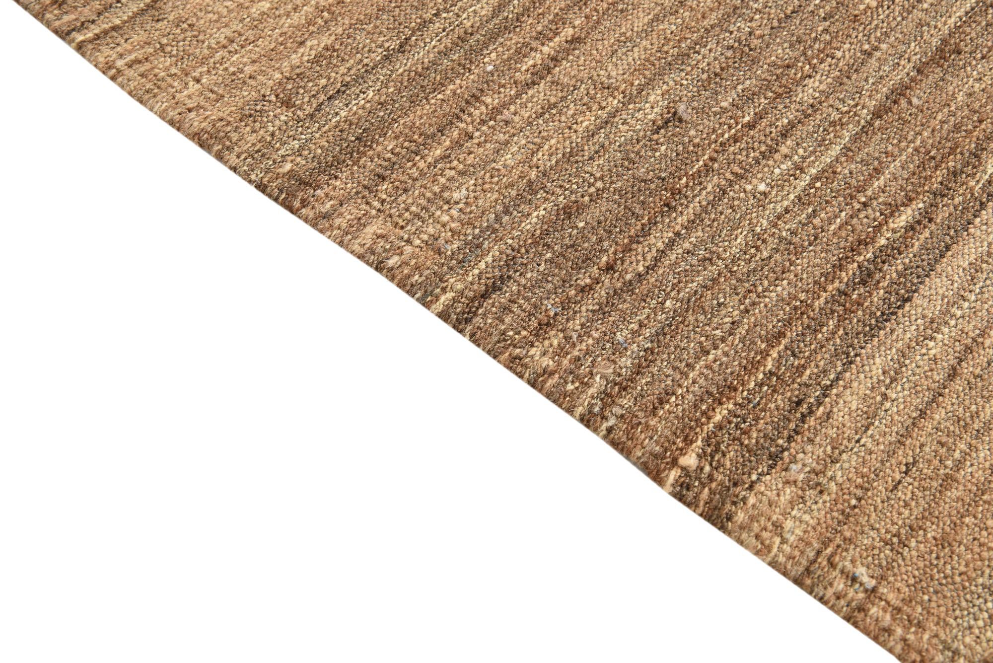 5' 4 x 7' Hand Woven Kilim Modern Wool Rug