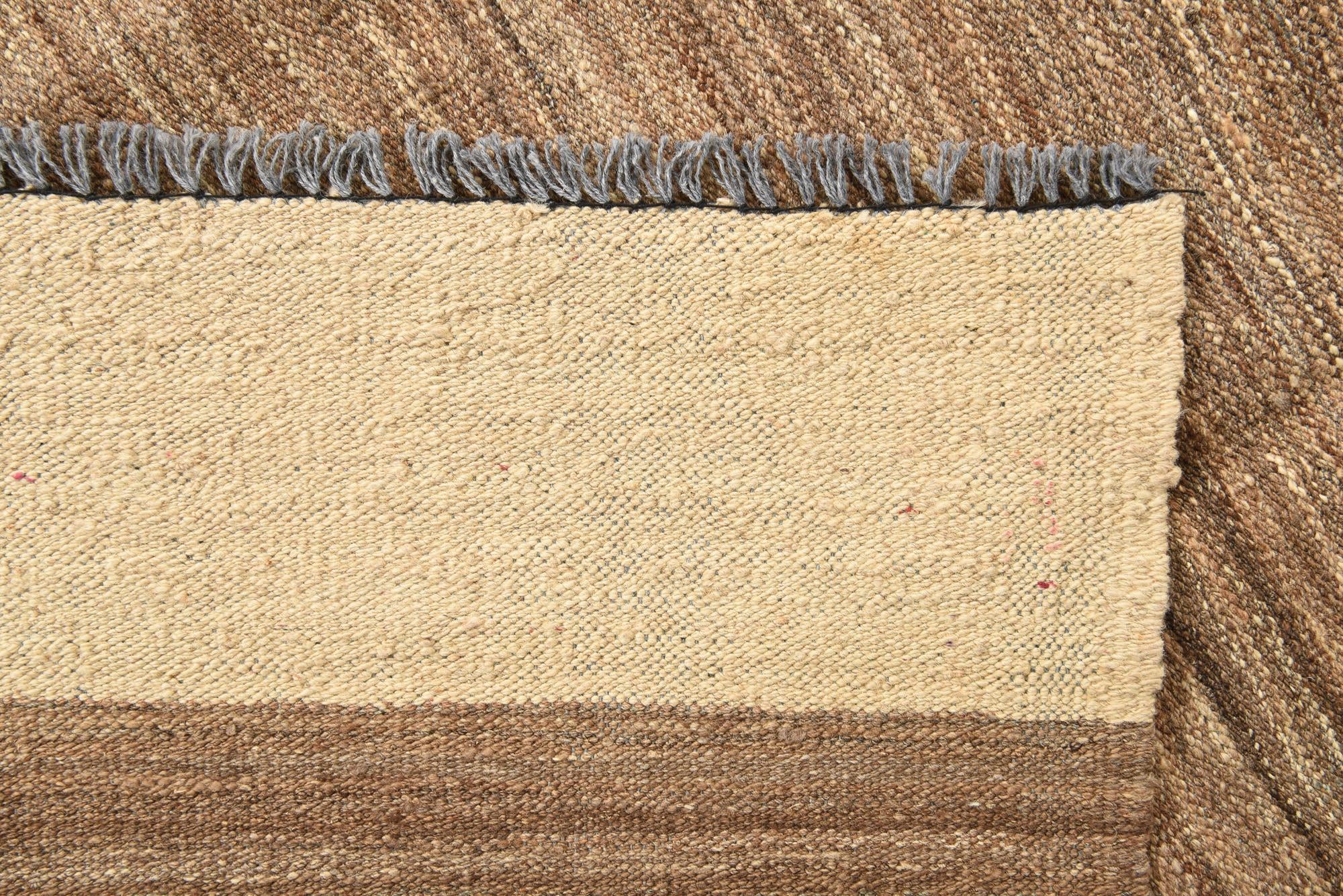 5' 4 x 7' Hand Woven Kilim Modern Wool Rug