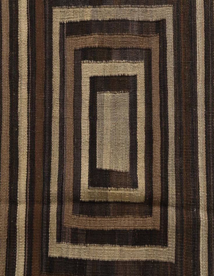 Detail image of 5' x 6' 3  Hand Woven Kilim Modern Wool Rug