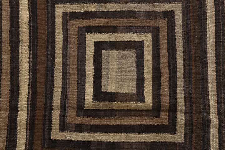 5' x 6' 3 Hand Woven Kilim Modern Wool Rug
