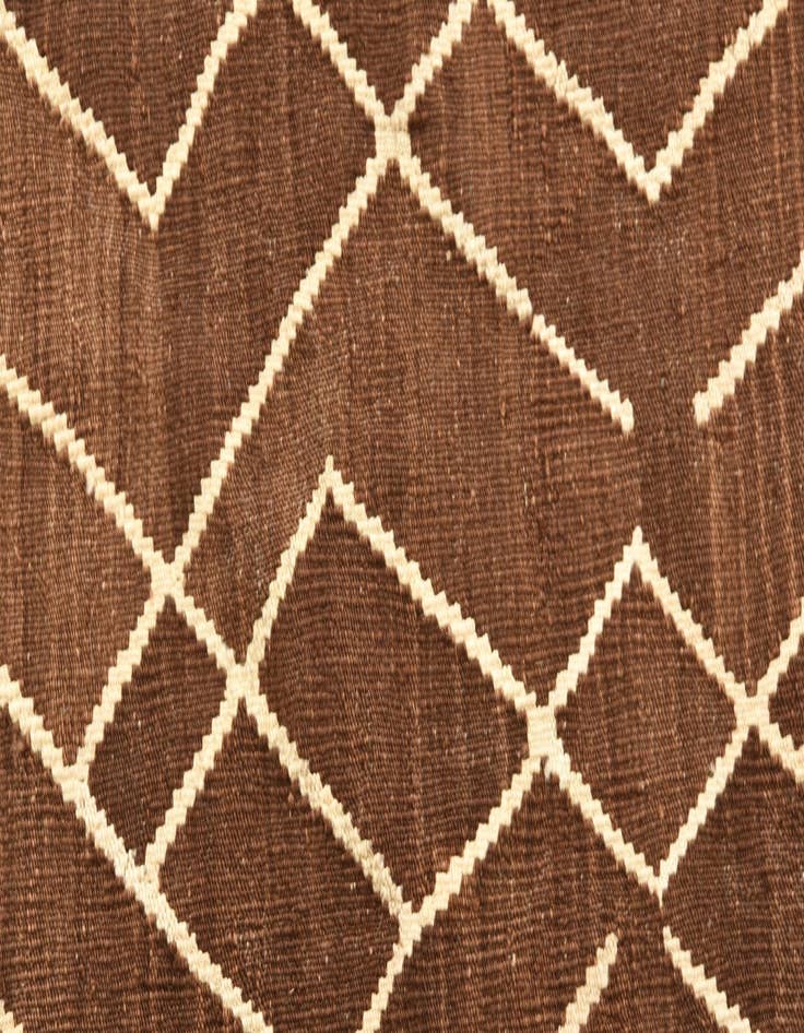 Detail image of 6' 1 x 8'  Hand Woven Kilim Modern Wool Rug