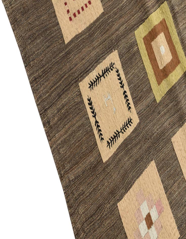 Detail image of 6' 10 x 9' 9  Hand Woven Kilim Modern Rug