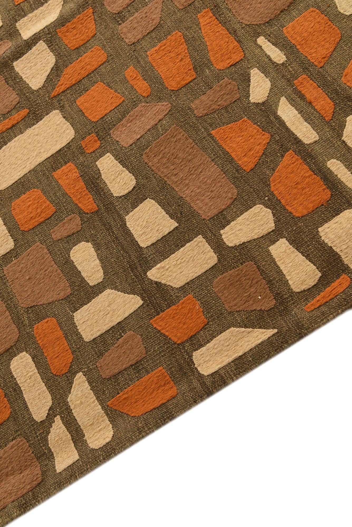 8' 3 x 10' 1 Hand Woven Kilim Modern Rug