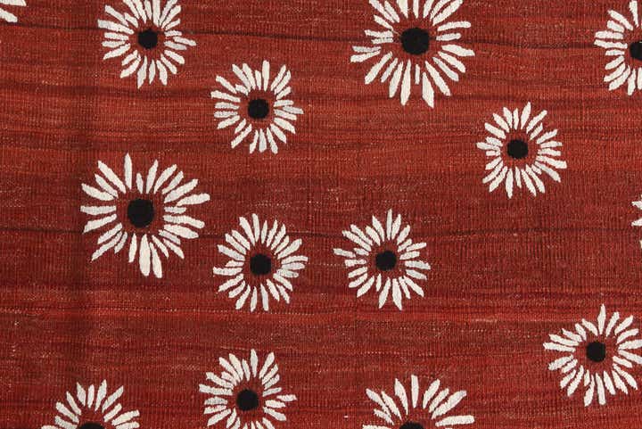 7' 3 x 9' 9 Hand Woven Kilim Modern Rug