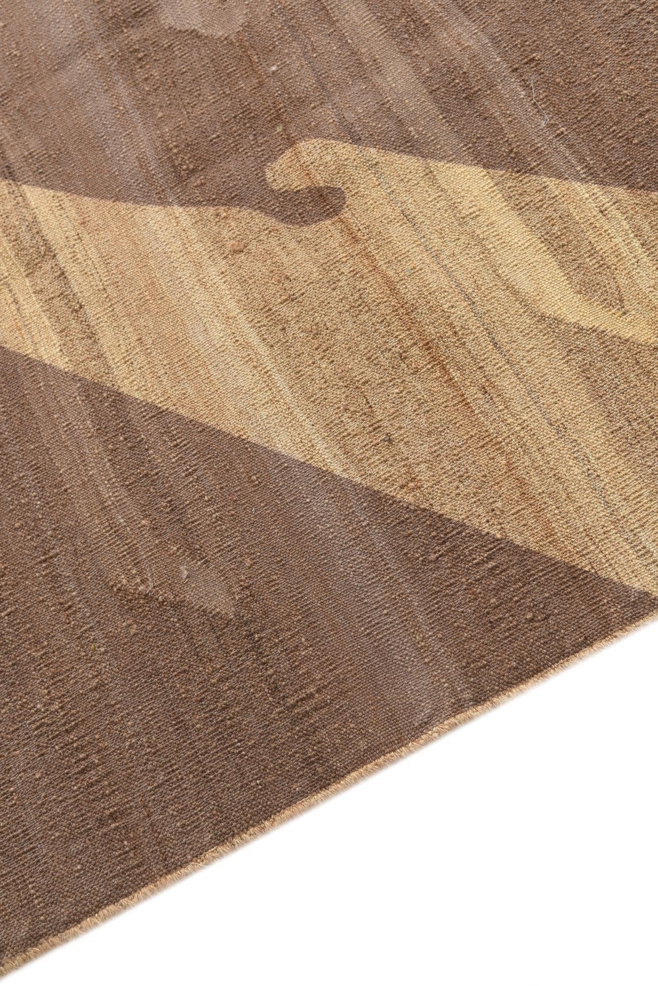6' 3 x 9' 6 Hand Woven Kilim Modern Wool Rug