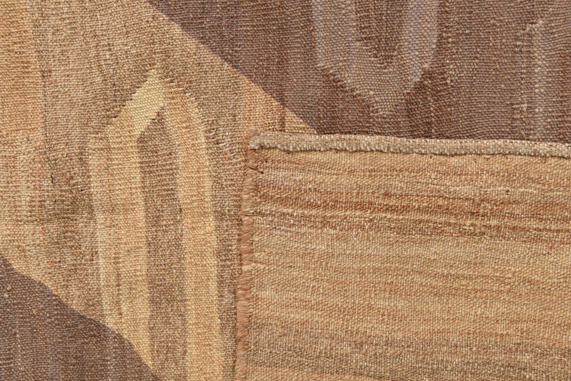 6' 3 x 9' 6 Hand Woven Kilim Modern Wool Rug