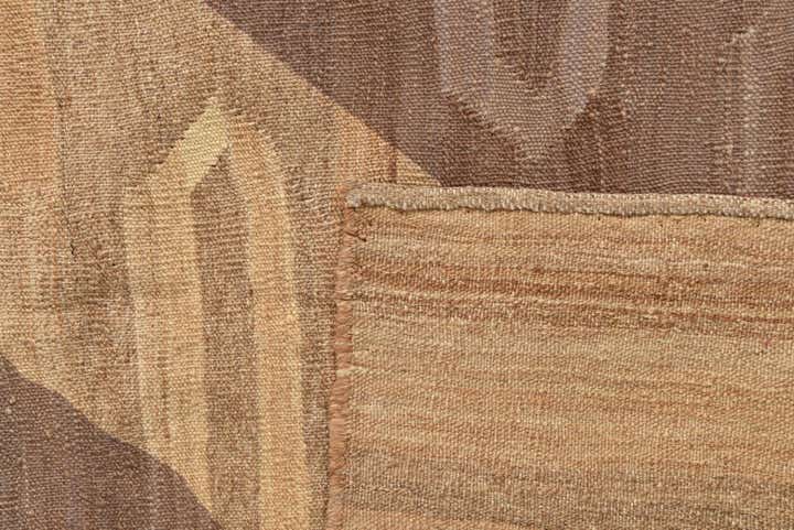 6' 3 x 9' 6 Hand Woven Kilim Modern Wool Rug
