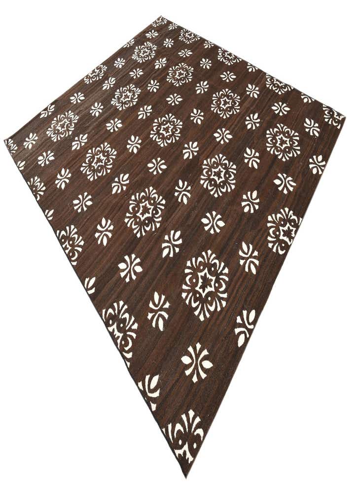 8' 7 x 9' 9 Hand Woven Kilim Modern Rug