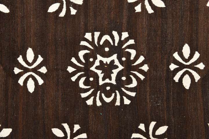 8' 7 x 9' 9 Hand Woven Kilim Modern Rug