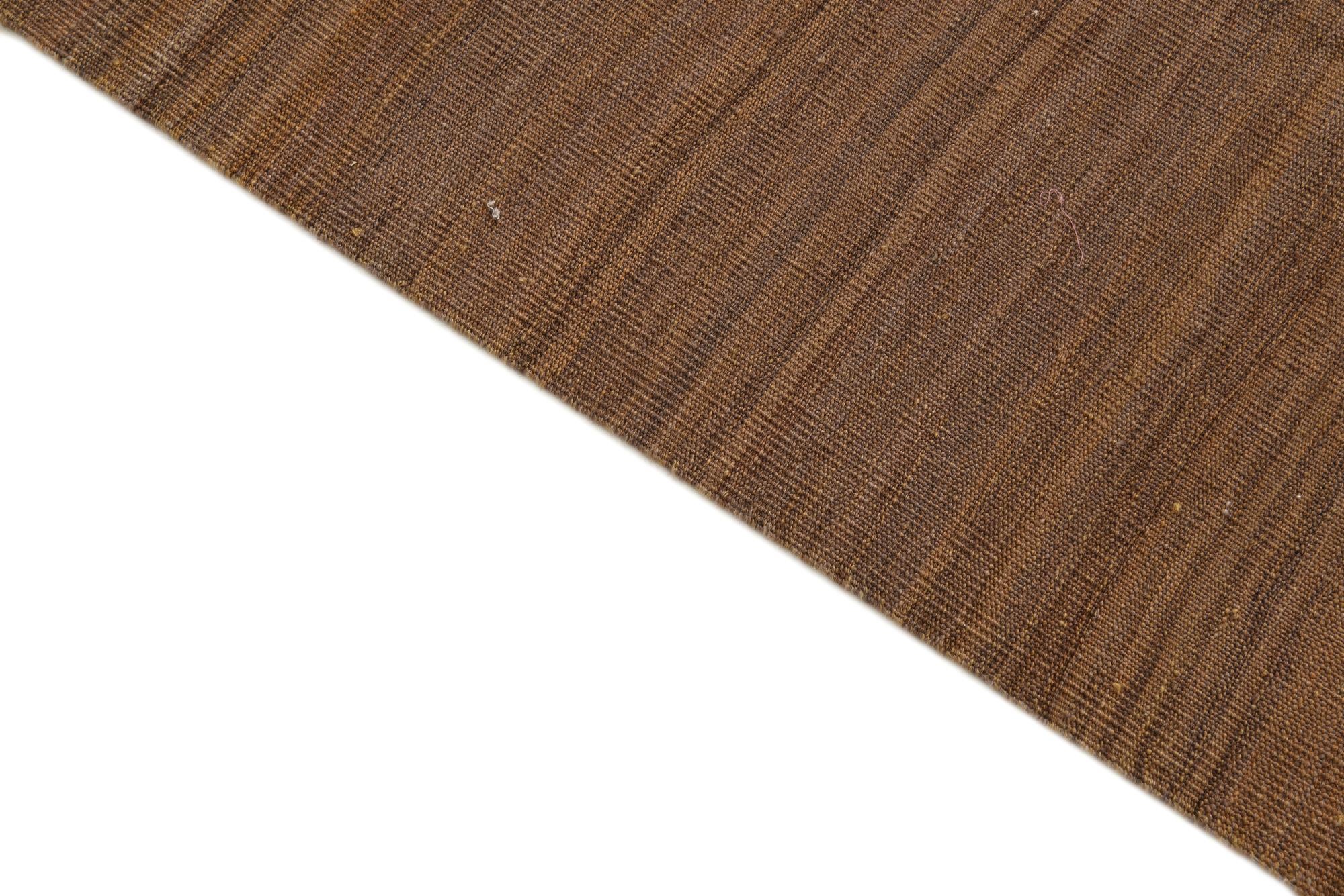 6' 2 x 8' 9 Hand Woven Kilim Modern Wool Rug