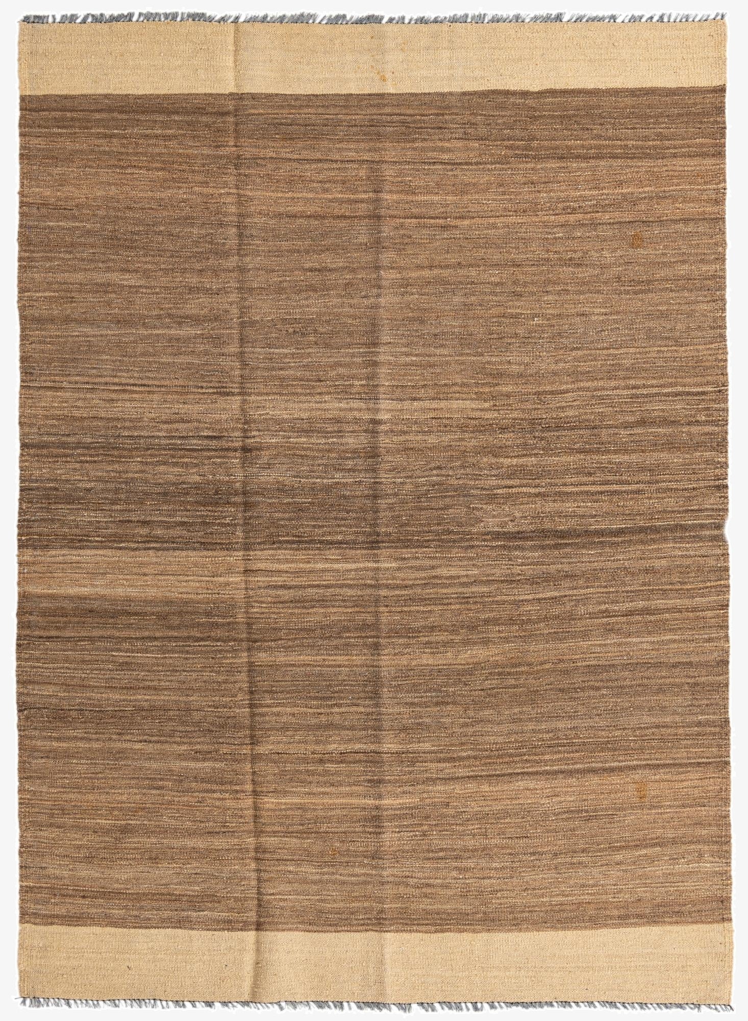 5' 4 x 7'  Hand Woven Kilim Modern Wool Rug