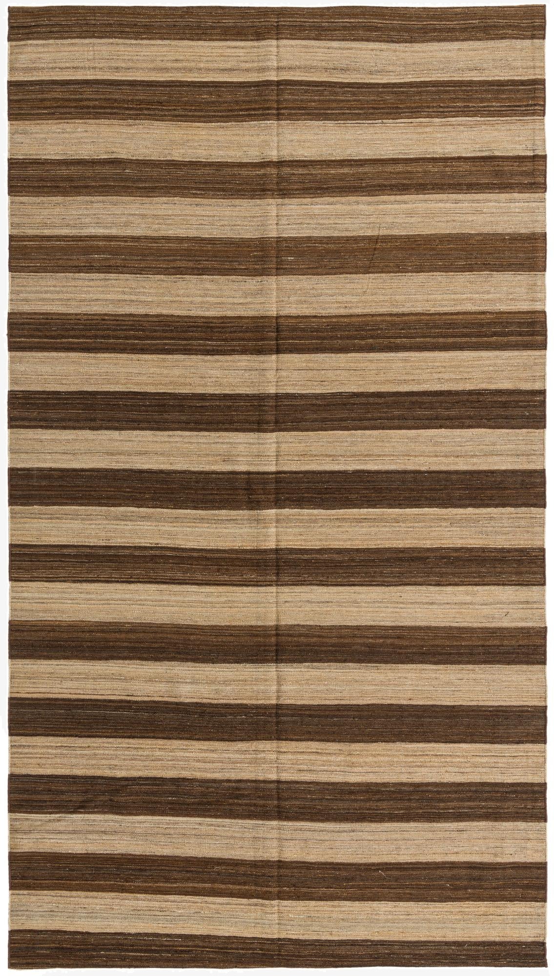 6' 8 x 11' 9  Hand Woven Kilim Modern Wool Rug