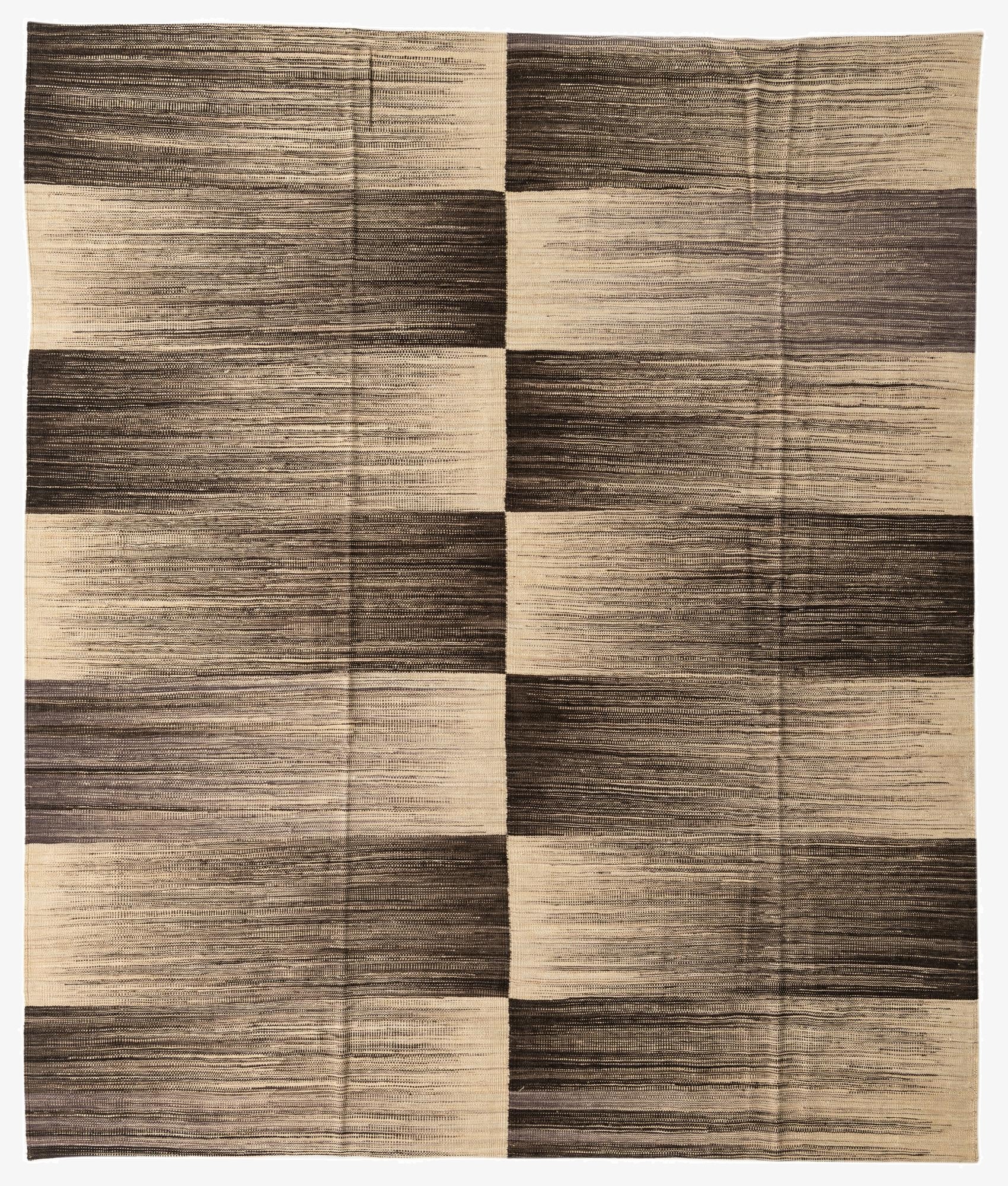 8' 2 x 9' 7  Hand Woven Kilim Modern Wool Rug
