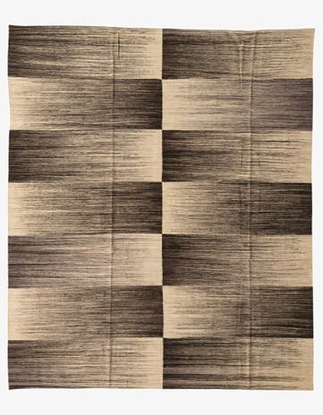 8' 2 x 9' 7 Hand Woven Kilim Modern Wool Rug