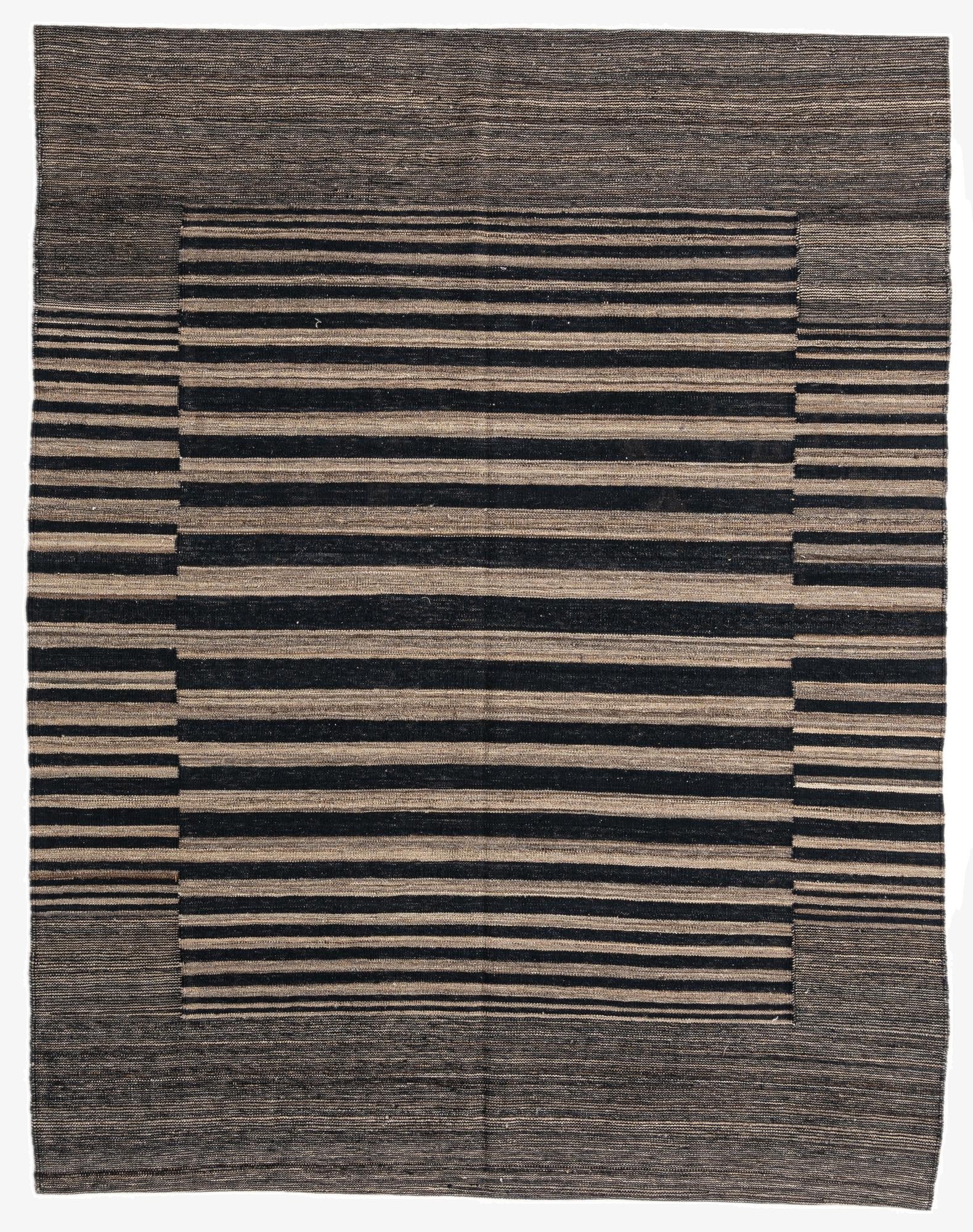 6' x 7' 7  Hand Woven Kilim Modern Wool Rug