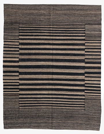 6' x 7' 7 Hand Woven Kilim Modern Wool Rug