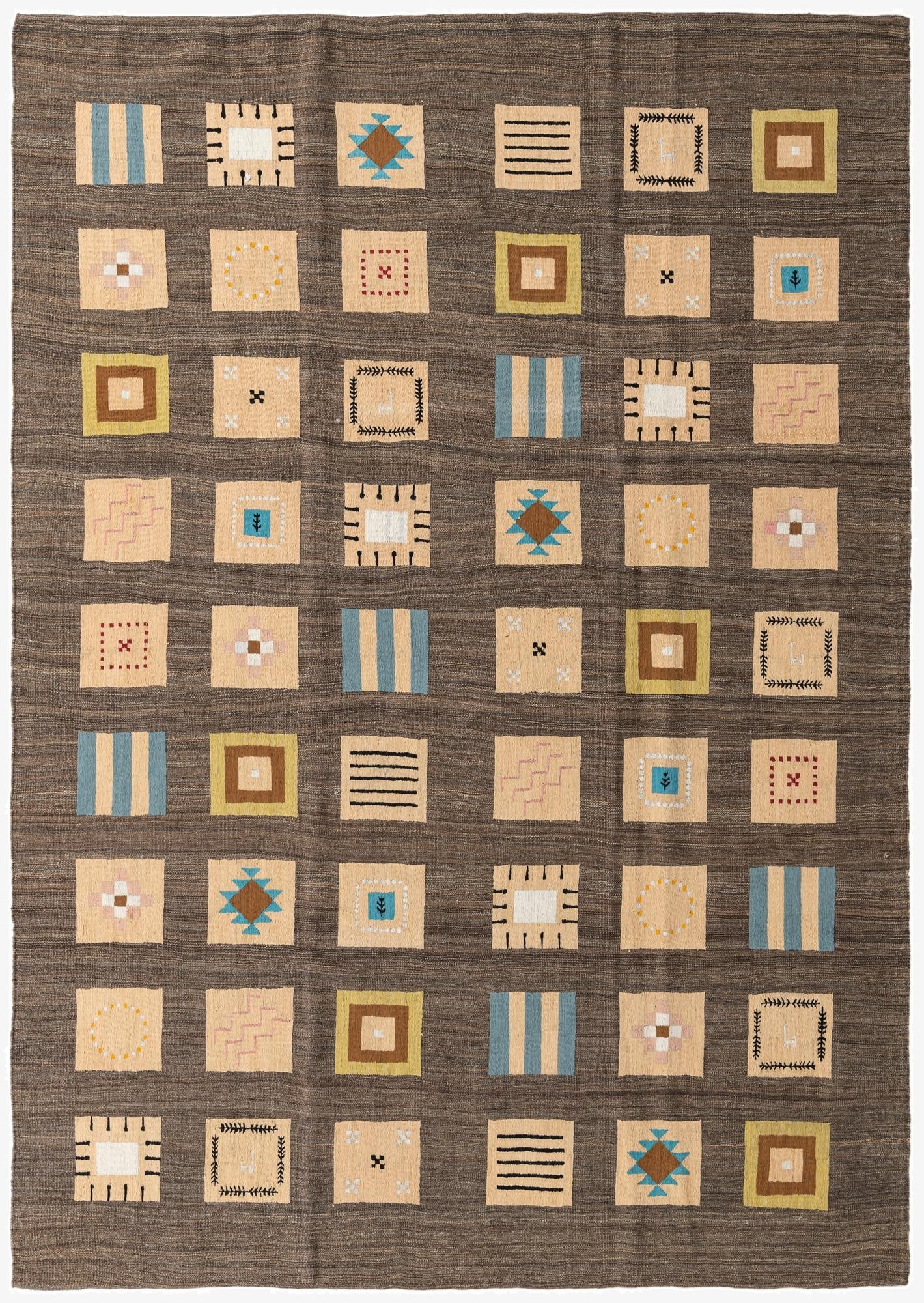208cm x 297cm  Hand Woven Kilim Modern Rug