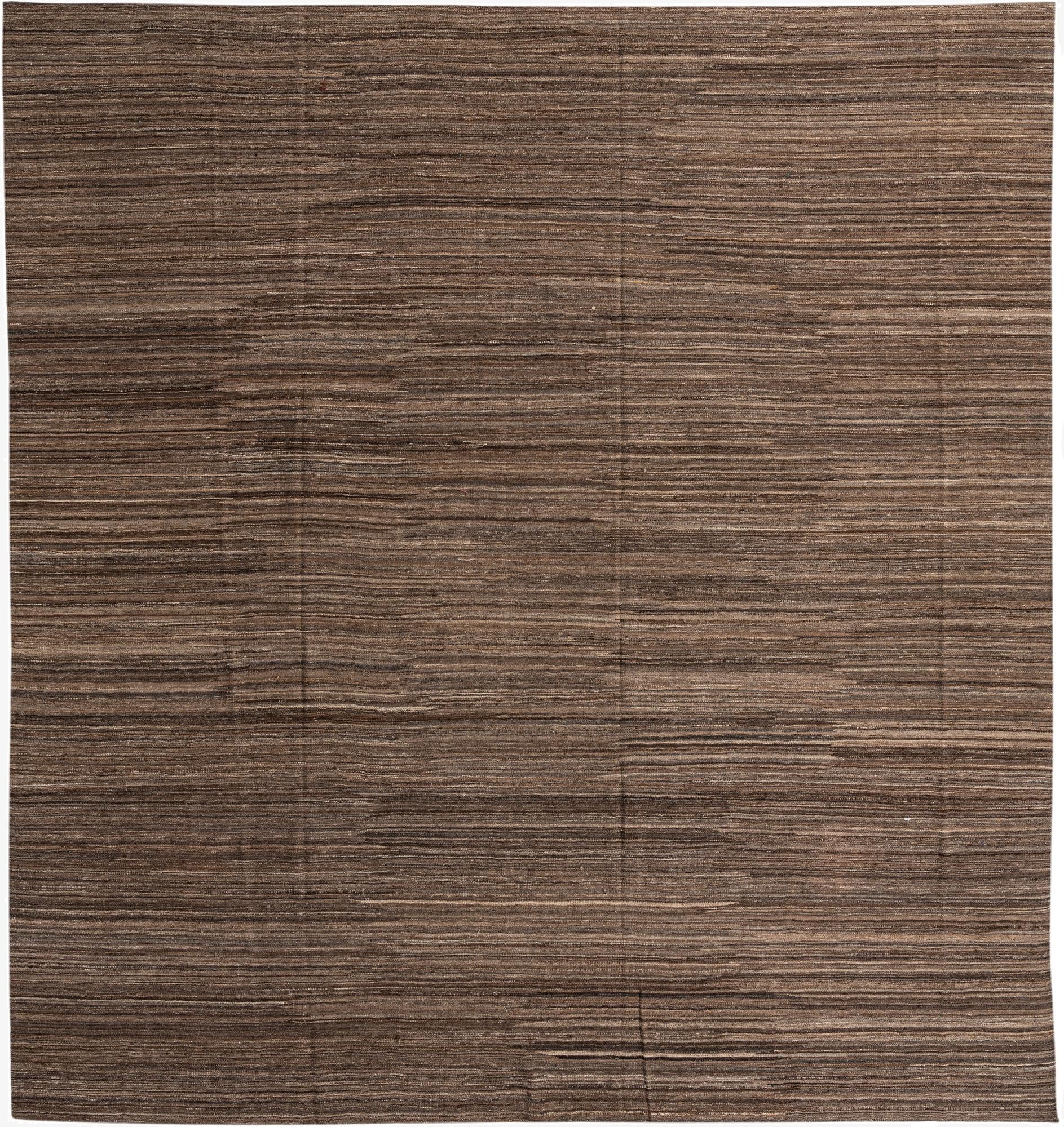 Primary image 12' 3 x 13' 5  Hand Woven Kilim Modern Wool Rug