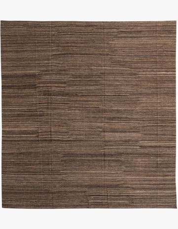 12' 3 x 13' 5 Hand Woven Kilim Modern Wool Rug