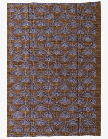 7' 2 x 10' 3 Hand Woven Kilim Modern Wool Rug