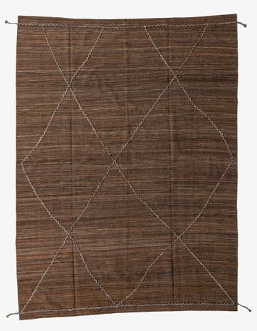 8' 3 x 11' Hand Woven Kilim Modern Wool Rug