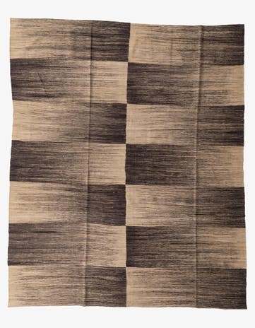 8' x 9' 7 Hand Woven Kilim Modern Wool Rug