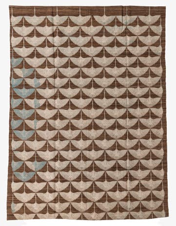 8' x 11' Hand Woven Kilim Modern Wool Rug