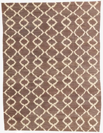 6' x 7' 10 Hand Woven Kilim Modern Wool Rug